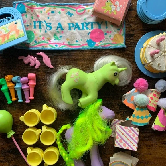 Vintage 1986 Hasbro My Little Pony G1 Party Gift Pack - Picture 1 of 14